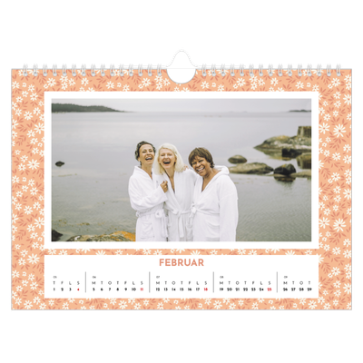 Fotokalender A4 — Fuld blomstring [Marts]