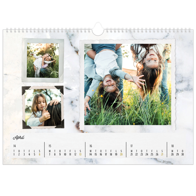 A3 Foto Kalender — Vintage [April]