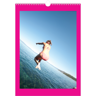 Årskalender A3 — Skarpe farver [kalender forside]