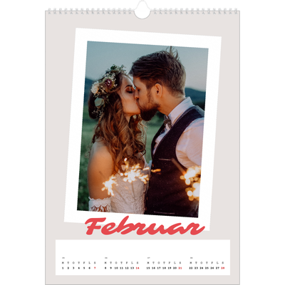 Årskalender A3 — Signeret tryk [Februar]