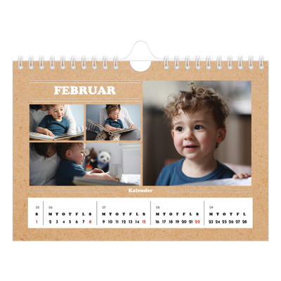 A5 Foto Kalender — Magasinstil [Februar]