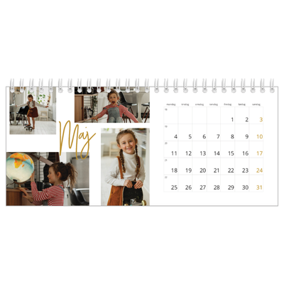 Bordkalendere — Guldstift [kalender forside]