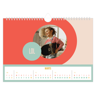 Fotokalender A4 — Lys og smuk [Marts]