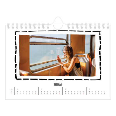 A5 Foto Kalender — Albums øjeblik [Februar]