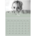 Fotokalender A4 dobbelt (30 x 40 cm) — Grønn gradering [kalender forside]
