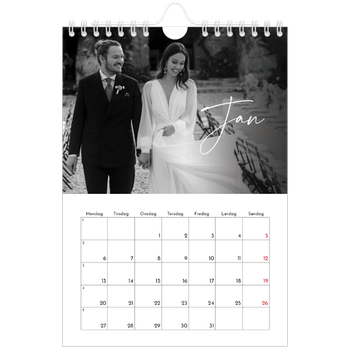 A5 Portræt — Elegant skrift