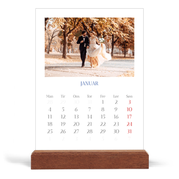 Staffeli kalender - stående — Klassisk kobolt