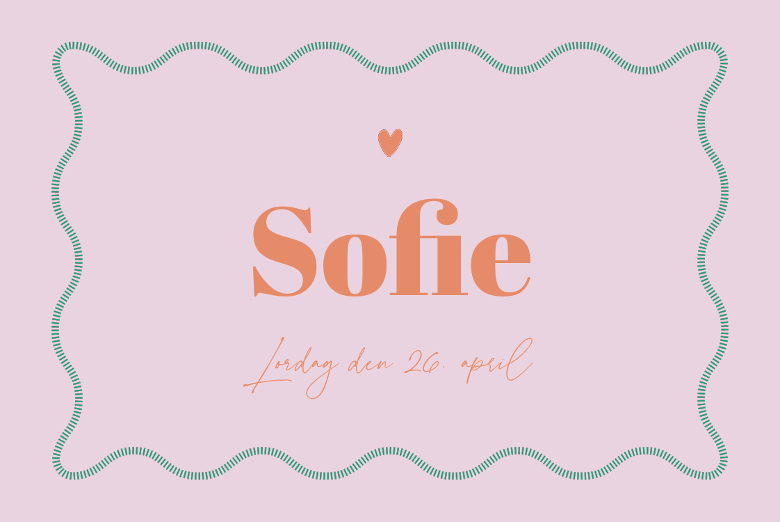 Invitationer — Rødme og krusedul