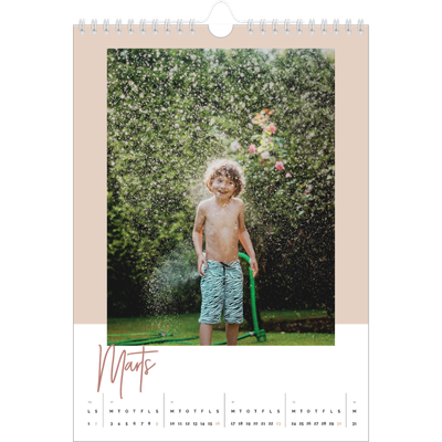 Fotokalender A4 (20 x 30 cm) — Jordiske rammer [Marts]
