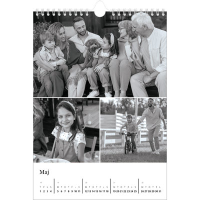 Fotokalender A4 (20 x 30 cm) — Billeder i fokus [kalender forside]