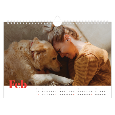 Fotokalender A4 — Et fantastisk år [Februar]