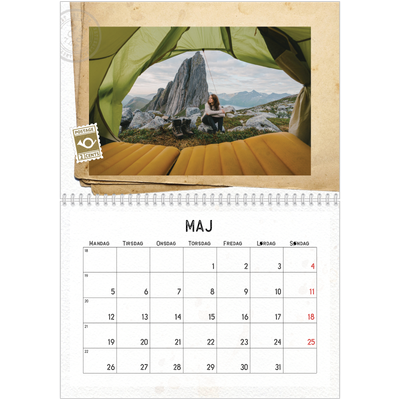Fotokalender A4 dobbelt (30 x 40 cm) — Parts unknown [kalender forside]