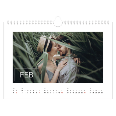 Fotokalender A4 — Stor dato [Februar]
