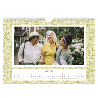 Fotokalender A4 — Fuld blomstring [Juli]