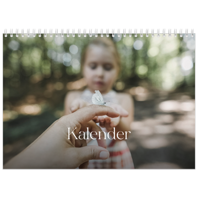 Fotokalender A4 dobbelt (30 x 40 cm) — Tolv store måneder [kalender forside]