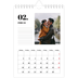 A5 Foto Kalender — Serif og øjeblikke [Februar]