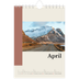 A5 Foto Kalender — Verdens seværdigheder [April]