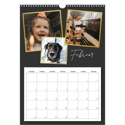 Årskalender A3 — Gode minder [Februar]