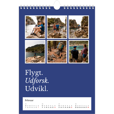 Fotokalender A4 (20 x 30 cm) — Redaktionel Jord [Februar]