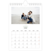 A5 Foto Kalender — Flere fonter [April]