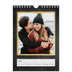 A5 Foto Kalender — Rammer med glitter [Januar]