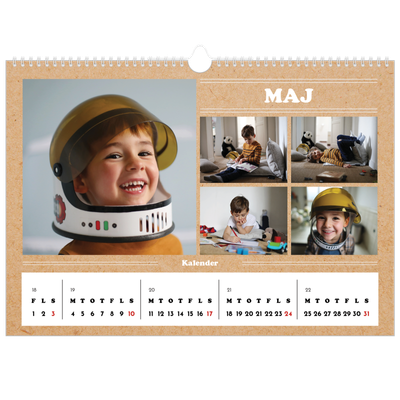 A3 Foto Kalender — Magasinstil [kalender forside]