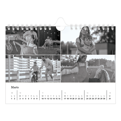 A5 Foto Kalender — Billeder i fokus [Marts]