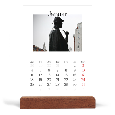 Staffeli kalender - stående  — Min rejseskildring [Januar]