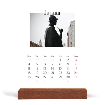 Staffeli kalender - stående — Min rejseskildring