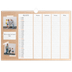 A3 Foto Kalender — Naturlig familiekalender - Familie på 4 [Marts]