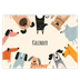 Fotokalender A4 — Hundepoter og kruseduller [kalender forside]
