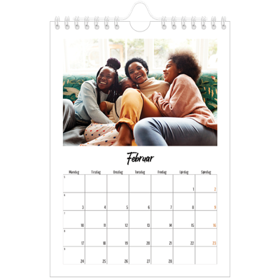 A5 Foto Kalender — Bogen om mig [Februar]