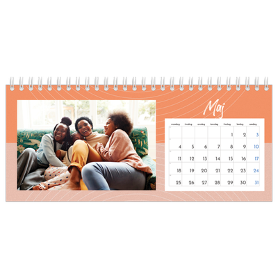 Bordkalendere — Farverig kalender [kalender forside]