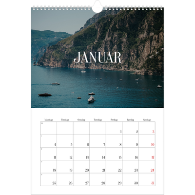Årskalender A3 — Endeløs flugt [Januar]