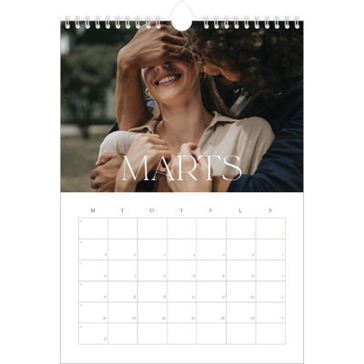 Fotokalender A4 (20 x 30 cm) — Store billeder [Marts]