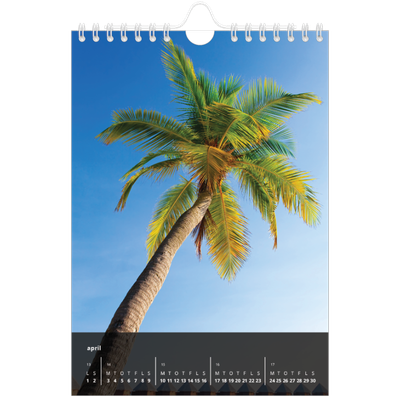 A5 Foto Kalender — Transparent kalender [April]