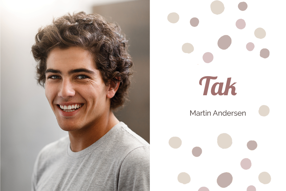 Takkekort — Konfetti