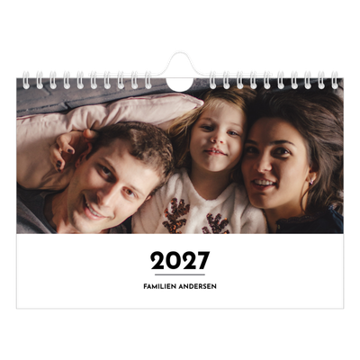 A5 Foto Kalender — Bogstav i fokus [kalender forside]