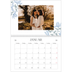 Fotokalender A4 dobbelt (30 x 40 cm) — Elegant blomstret [Januar]