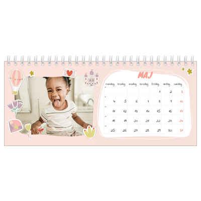 Bordkalendere — Regnbue enhjørning [kalender forside]