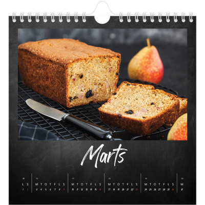 Årskalender kvadratisk — Tavlestil [Marts]