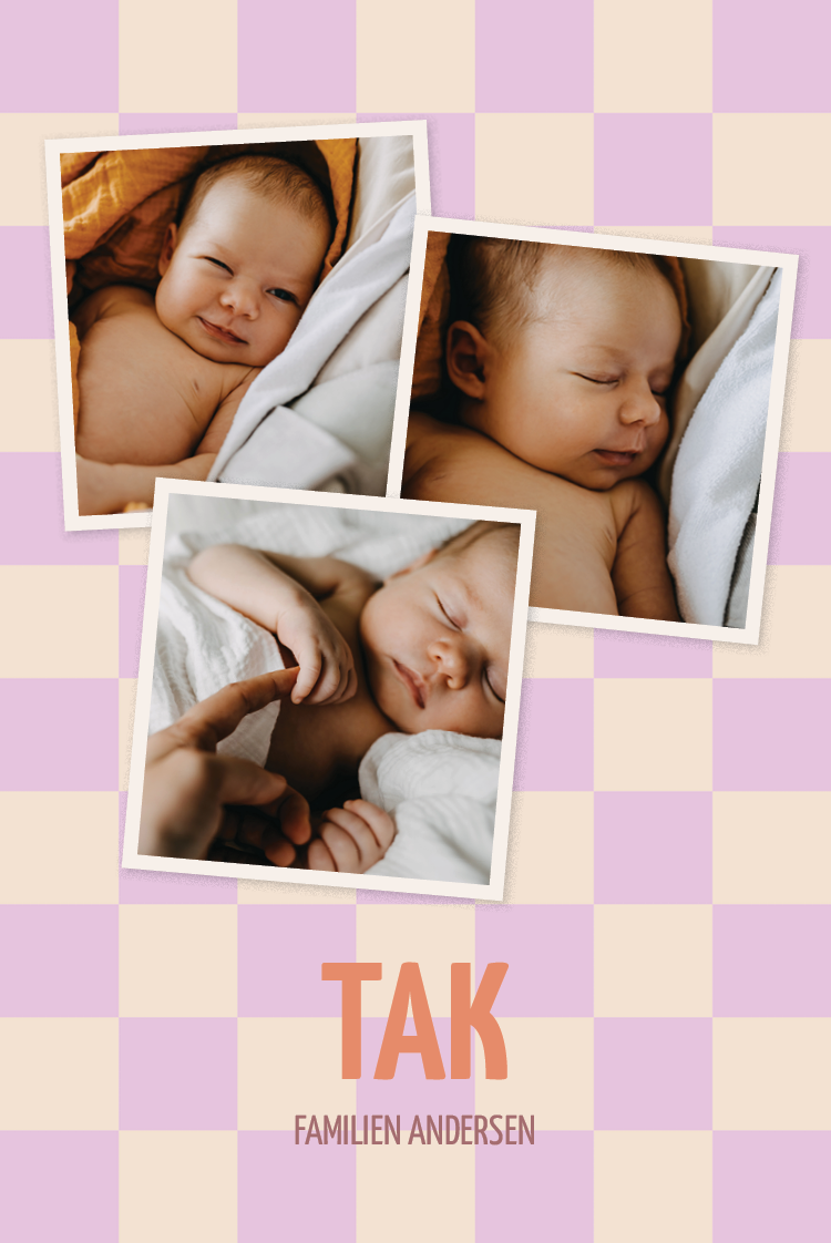 Takkekort — Små fliser