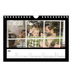 A5 Foto Kalender — Sort ramme [kalender forside]