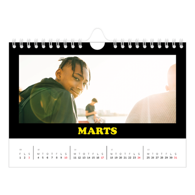A5 Foto Kalender — Sjov type [Maj]