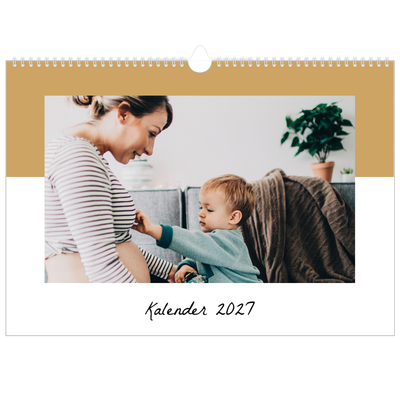 A3 Foto Kalender — Kalender med "To do"-liste [kalender forside]
