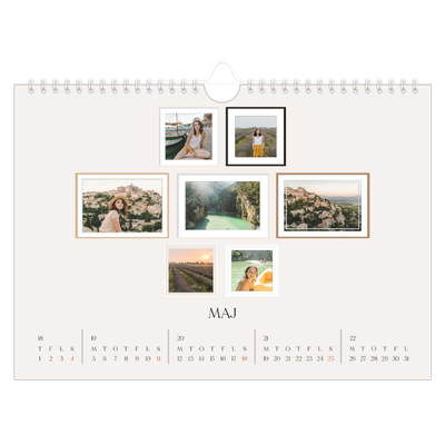 Fotokalender A4 — Billedvæg [kalender forside]