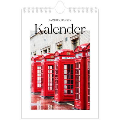 A5 Foto Kalender — Min rejseskildring [kalender forside]