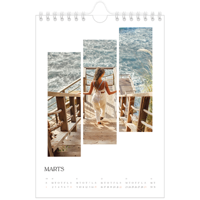 A5 Foto Kalender — Rejsemosaikker [Marts]