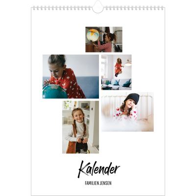 Årskalender A3 — Bogen om mig [kalender forside]