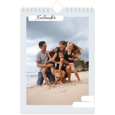 A5 Foto Kalender — Pastellfarver [kalender forside]